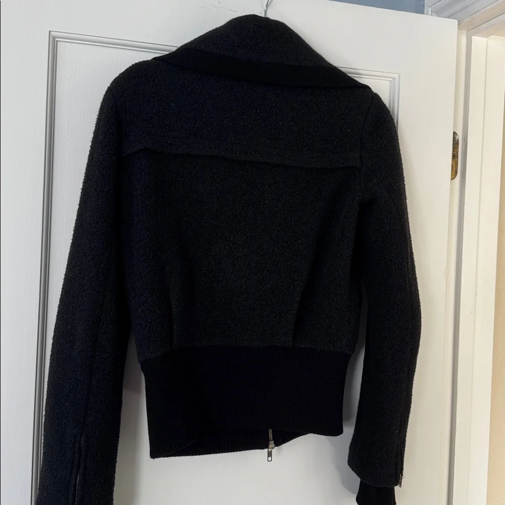 Theory Louina Amazing Wool Cashmere Zip Jacket Size P - Picture 4 of 7